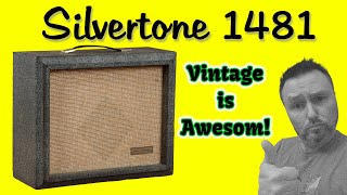 Sears Silvertone 1481 amp demo - Fender Champ Fighter #danelectro #sears