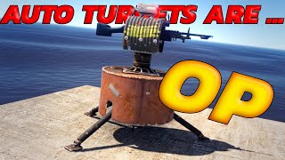 How to setup AUTO TURRETS in Rust!