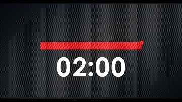 2 minute timer / 120 minutes timer with loading bar