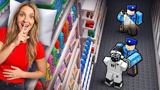 I Secretly Lived in A Grocery Store in Roblox...