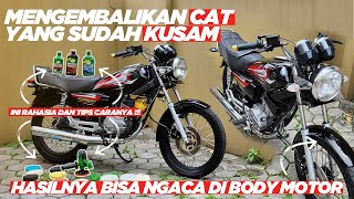 TUTORIAL ON HOW TO POLISH A MOTORCYCLE WITH 3 STEP REMOVER, POLISH COMPOUND & WAX *LIKE GLASS | P... screenshot 4