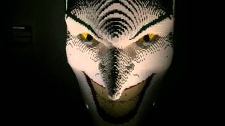 Lego The Joker Head At The Art Of The Brick Dc Comics - Powerhouse Museum, Sydney
