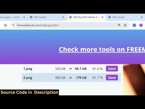 Build a Javascript Online Image Compressor & Optimizer Like TinyPNG Clone Editor in Browser