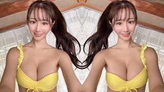 斎藤恭代、美しいビキニ姿で目を引く美しさを披露します。