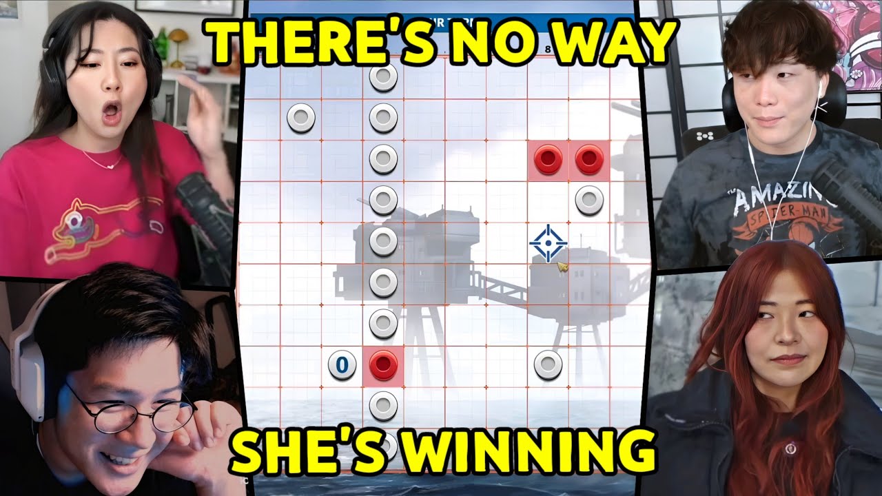 Leslie Outsmarted Sykkuno in Battleship
