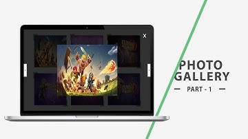 Photo Gallery | CSS - JQUERY Tutorial | Part - 1  2019