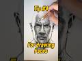 How to draw portraits using an egg ✍️ #drawingtutorial #drawinglesson #portraits #drawing #artist