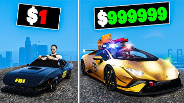 $1 to $1,000,000 FBI Car in GTA 5