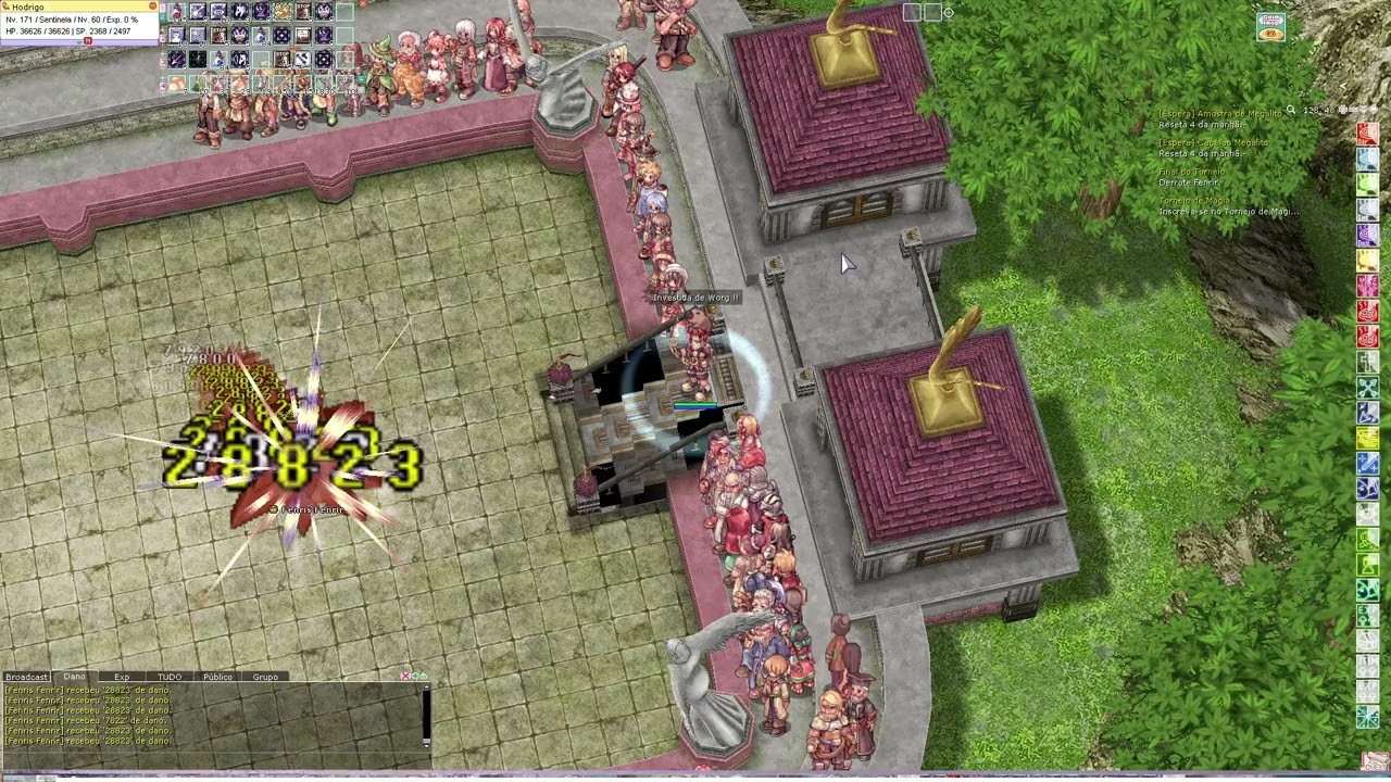 Tentando travar a Fenrir e assustando com o Lag|Ranger autoworg [Ragnarok LATAM]