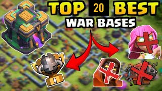 TOP 20 TH14 WAR BASE WITH LINK /BEST TH14 ANTI 3 STAR WAR BASE 2024/TH14 CWL BASE#clashofclans