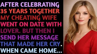 AFTER CELEBRATING 35 YEARS TOGETHER MY CHEATING WIFE WENT ON DATE WITH LOVER. BUT THEN I SEND HER 
