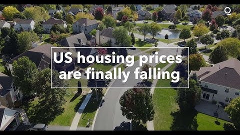 US Housing Prices Are Finally Falling #Shorts