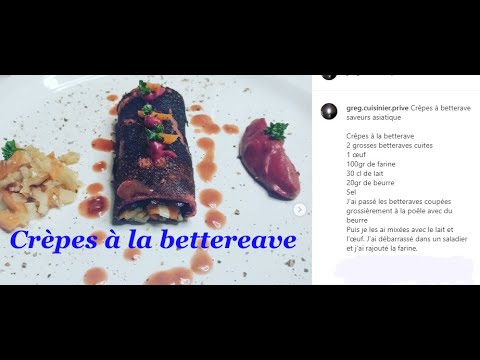 Vidéo: Comment Faire Un Rouleau De Crêpes à La Betterave