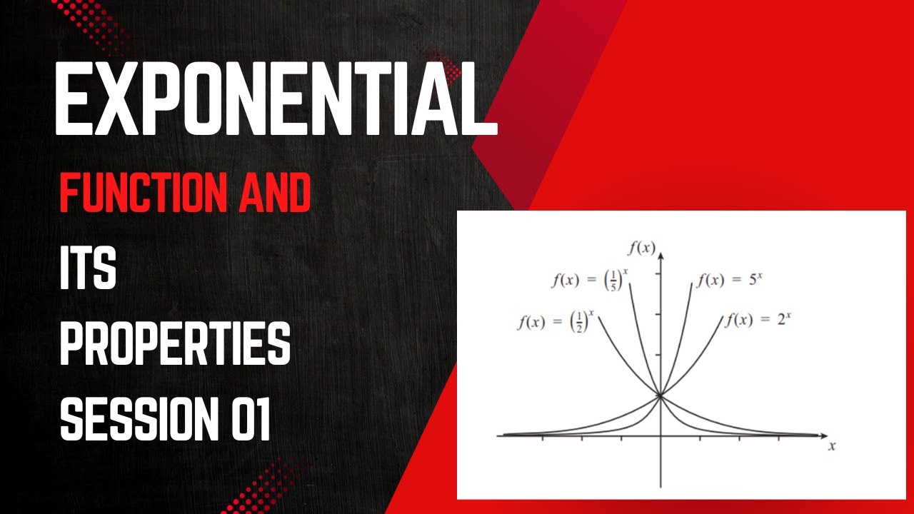 Exponential function and properties session 01 - YouTube