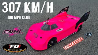 VTE2 307 km/h 191 mph Twin 8S Hobao TP Power Castle XLX2 Futaba DeltaPlastik Ford FC100 RC