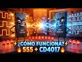 Cuando el 555 y el 4017 trabajan JUNTOS los LEDs hacen MAGIA! 😳