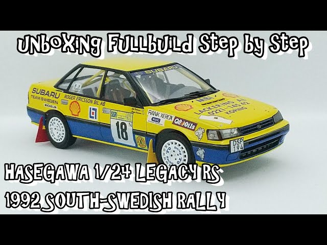 unboxing fullbuild HASEGAWA 1/24 LEGACY RS 1992 SOUTH-SWEDISH