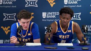 WVU Basketball's Treysen Eaglestaff and Brenen Lorient After Loss to Baylor