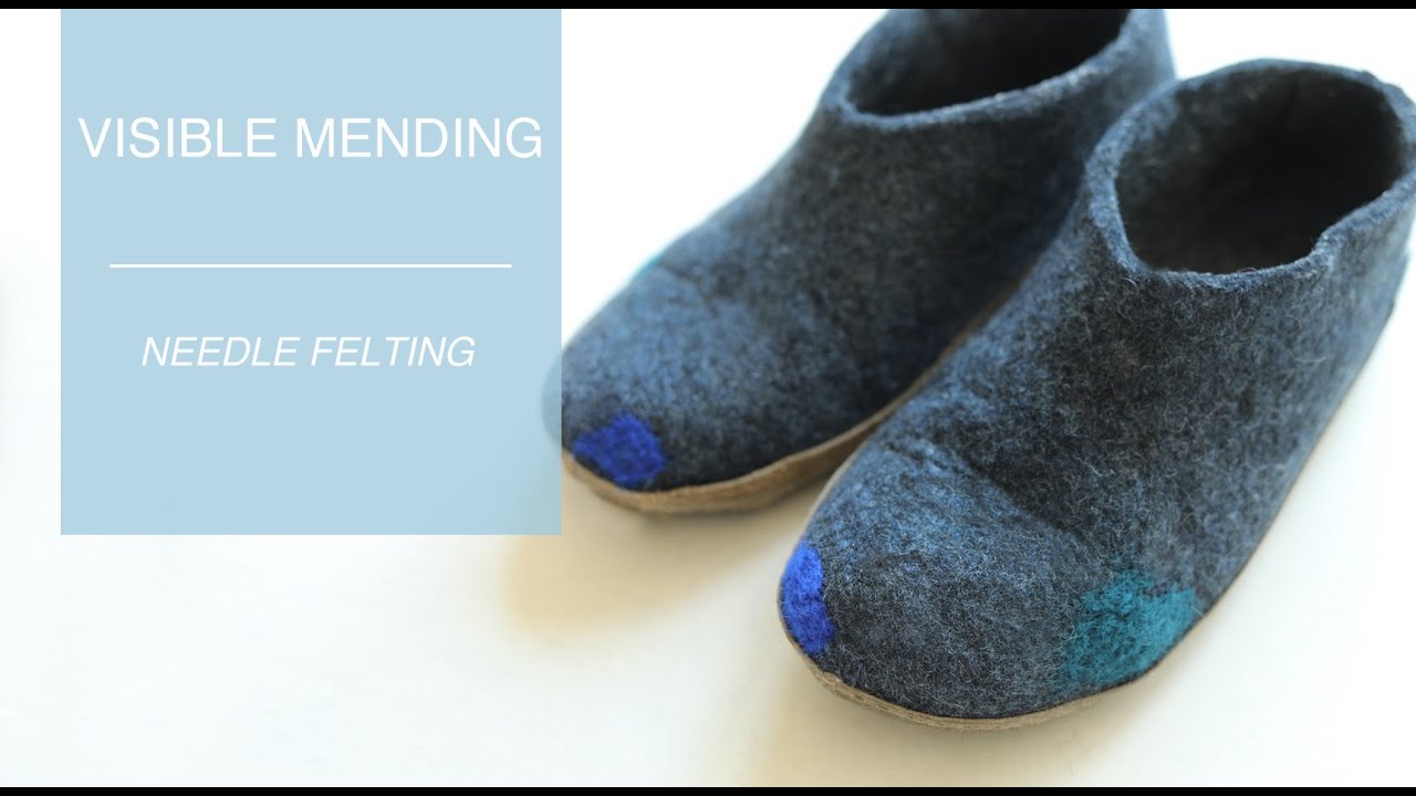 How To Mend and Patch with Needle Felting