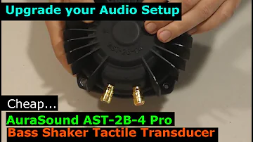 AuraSound AST-2B-4 Pro Bass Shaker Tactile Transducer.