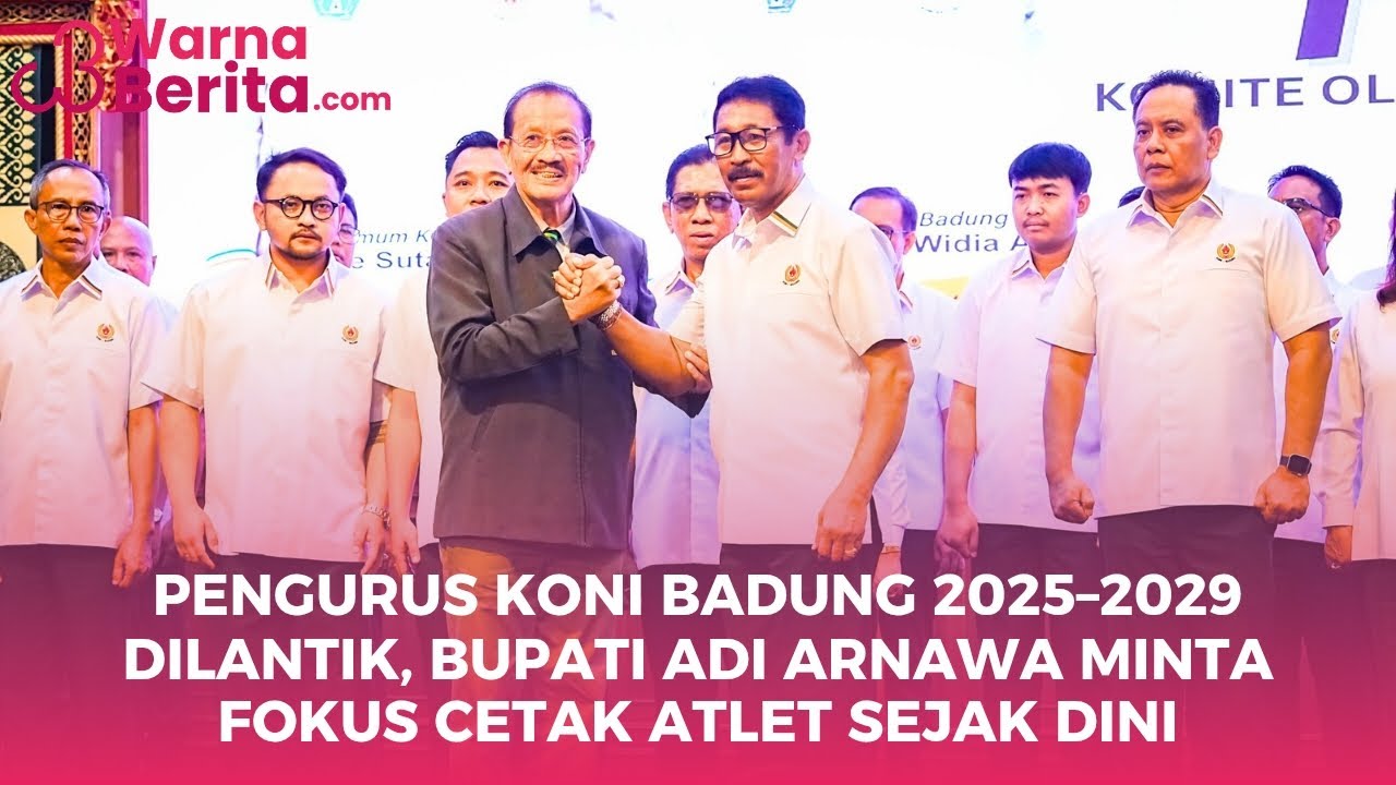 Pengurus KONI Badung 2025–2029 Dilantik, Bupati Adi Arnawa Minta Fokus Cetak Atlet Sejak Dini