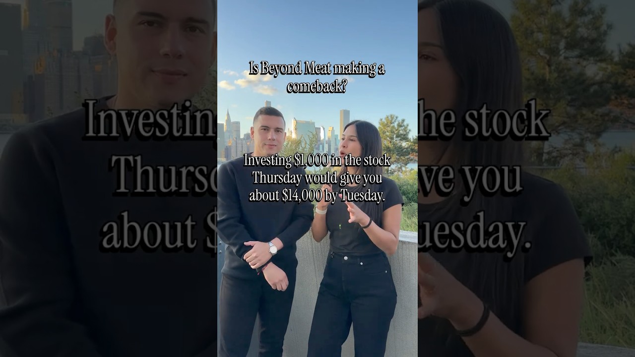 Is Beyond Meat making a comeback?