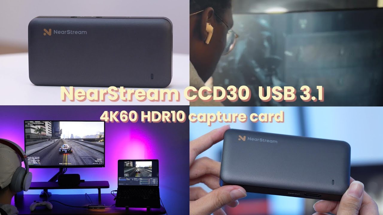 NearStream CCD30 Premium Ultra Low Latency 4K60 USB 3.1 Capture Card