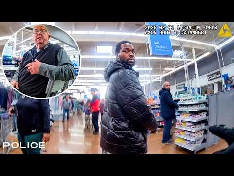 Police Surprise Man at Walmart After Road Rage Argument