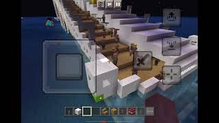Sinking titanic in Minecraft (map) 沈みゆくタイタニック号🚢