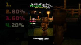 Ranking funniest minecraft moments (part 12) 😂 | #shorts#minecraft#fails