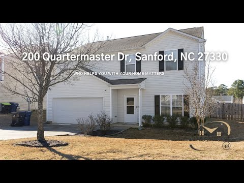 200 Quartermaster Dr, Sanford, NC home video tour