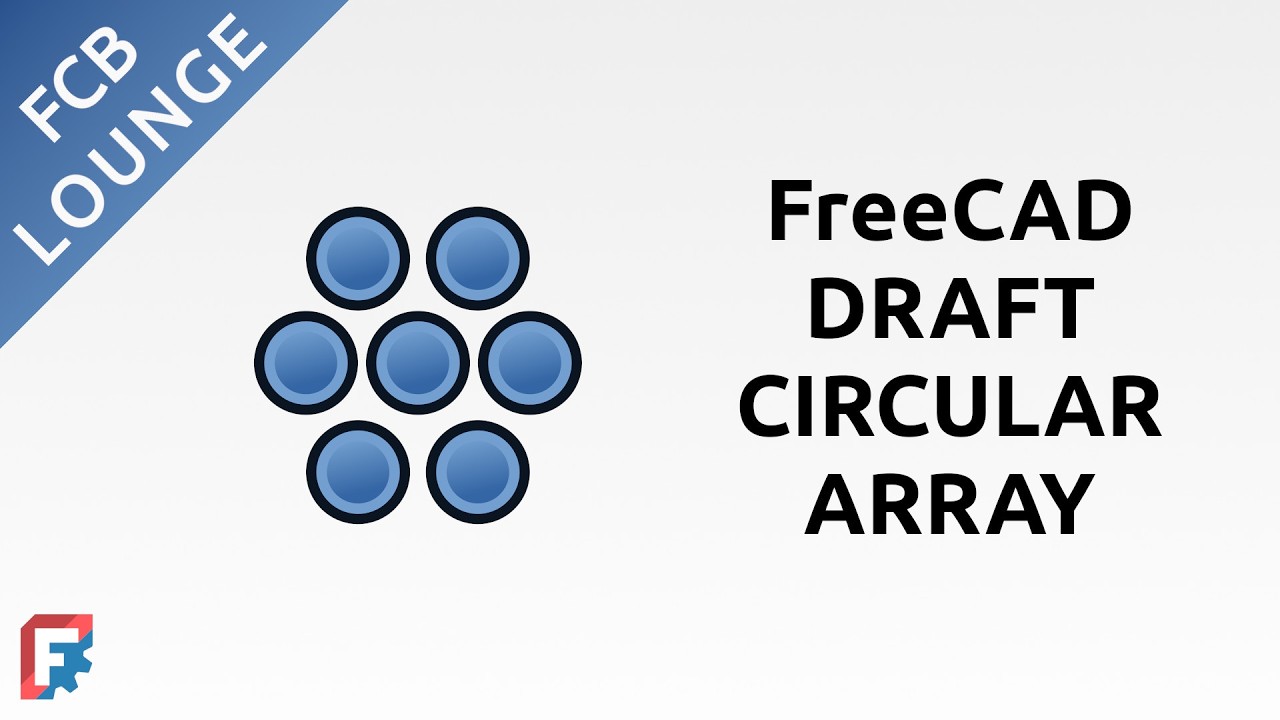 Draft Circular Array Tool in FreeCAD - YouTube
