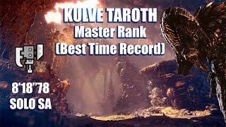 Mhwi Kulve Taroth Mr 081878 Switch Axe Solo My Best Time Record