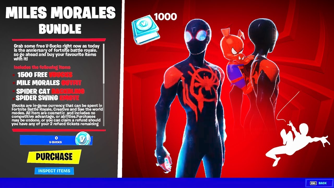 MILES MORALES FREE BUNDLE is NOW AVAILABLE in SEASON 4 YouTube