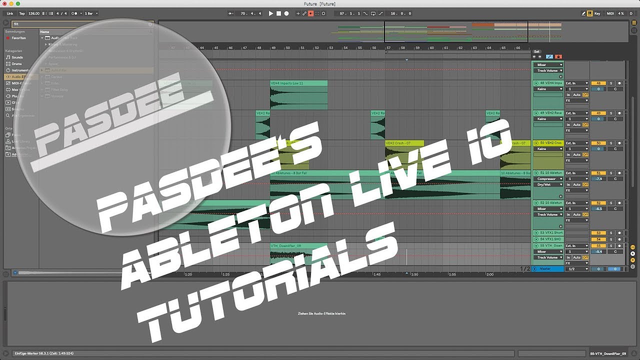 Teil 1: Ableton Live 10 Komplettremix - Tutorial // Die Rückkehr - YouTube