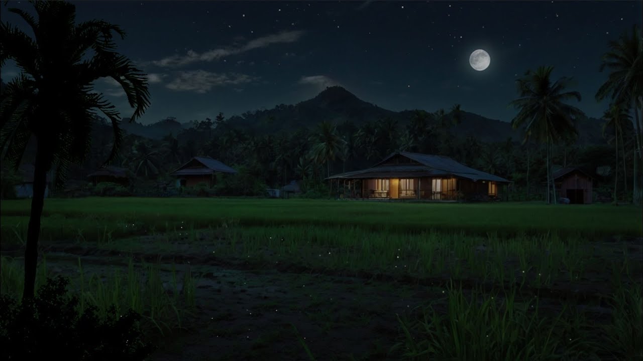 Nighttime Cricket Ambience ASMR | Relaxing Nature Sounds to Sleep, Study, or Meditate 🌙🎧