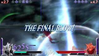 Dissidia Duodecim Sephiroth & Kuja assist Combo With Alexander :D