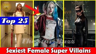 Top 25 Greatest Female Movie Villains of All Time ( Then and Now) | Top Hottest Super Villains Name