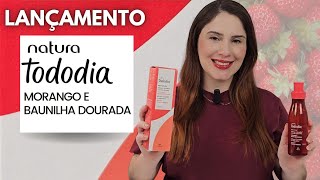Novo Body Splash Tododia Morango e Baunilha Dourada da Natura Body Splash doce e refrescante