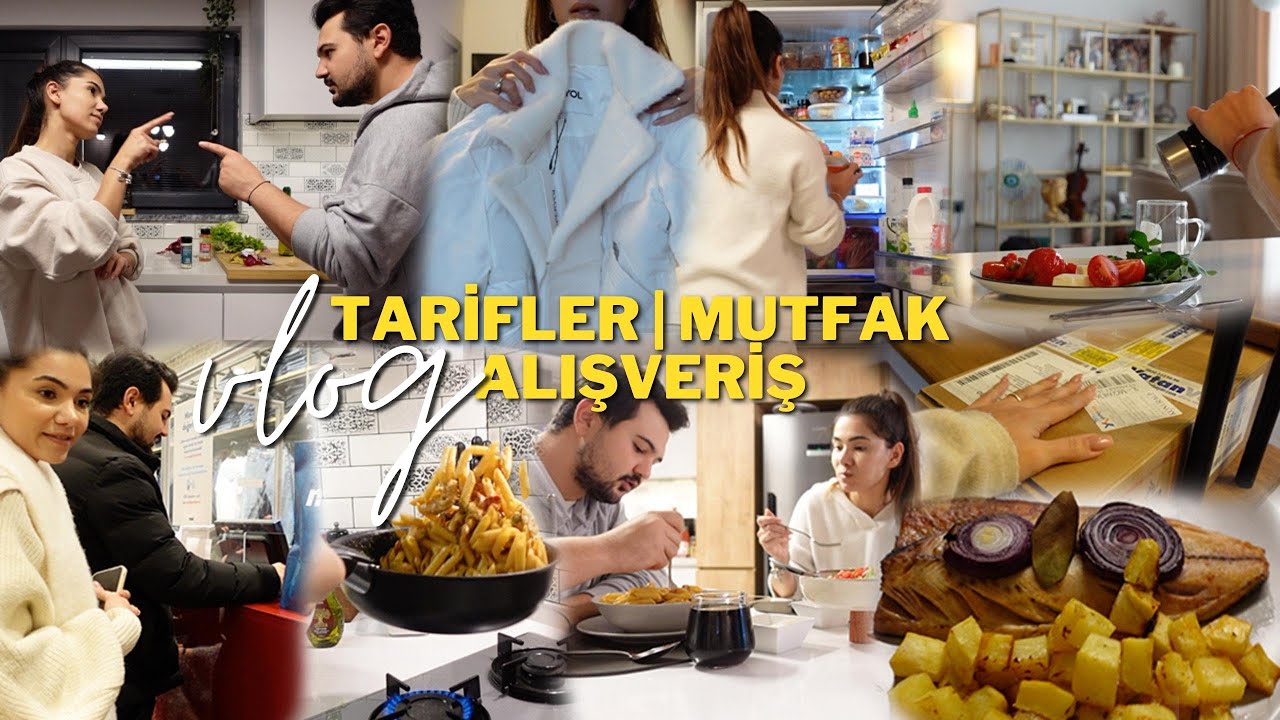 MUTFAK VLOG | YEMEK TARİFLERİ | MARKET alışverişi yerleştirme, gelen kargolar, kıyafet alışverişi