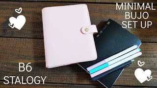 Stalogy b6 || Minimual Bullet Journal Setup + Carpe Diem Cover