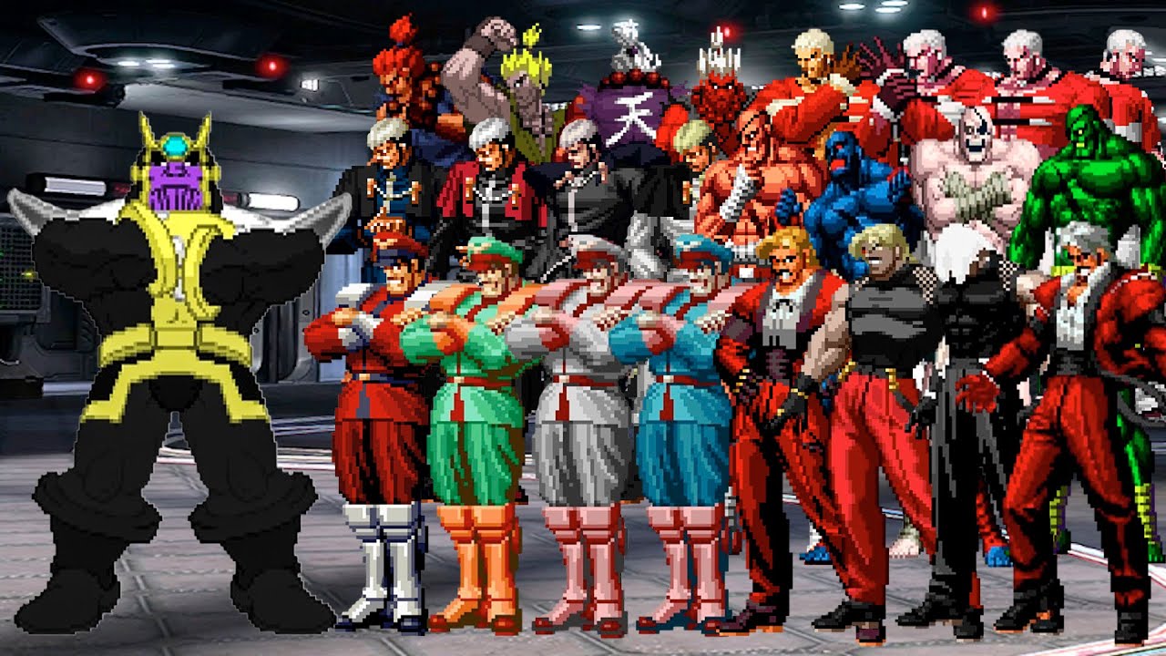 Thanos Vs Super Bosses Team Mugen