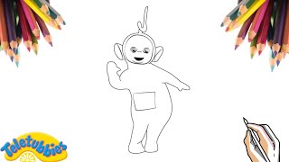 Como Desenhar A Laa-Laa Teletubbies How To Draw A Laa-Laa