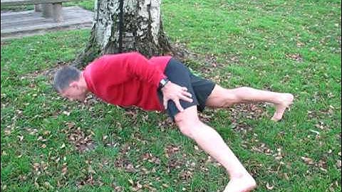 Steve Maxwell:  One Arm Push-Up on Jungle Gym