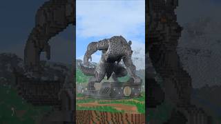 The Guardian Werewolf Statue  #minecraft #minecraftbuilding #minecraftpc #minecraftonly