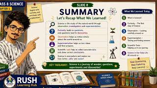 Exploring the Investigative World of Science | Class 8 Science Chapter 1 | Rush Learning Hub