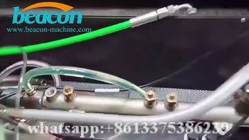 BEACON MACHINE CR919 Common Rail Diesel Fuel Injector Bosch CP3 Pump Test Demonstration