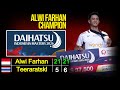 Alwi Farhan vs Teeraratsakul | Indonesia Masters 2026 🏸