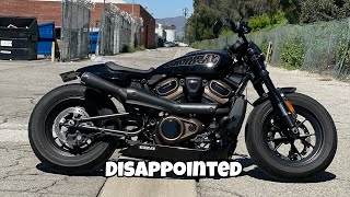 Why I stopped riding my 2022 Harley Davidson sportster s