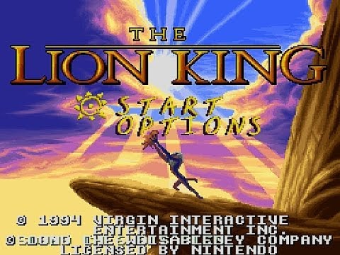 bombe Bærbar Bliver til SNES The Lion King Cheat Cheat Mode - YouTube